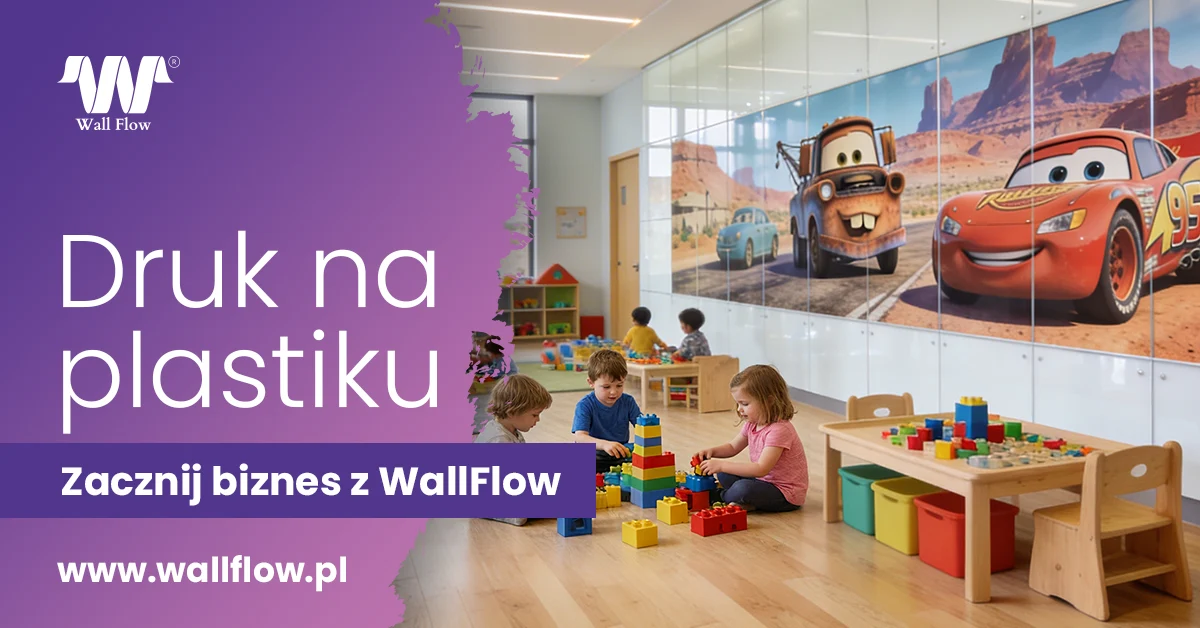 Druk na plastiku drukarka scienna Wallflow. Zlecenie dla klientow prywatnych