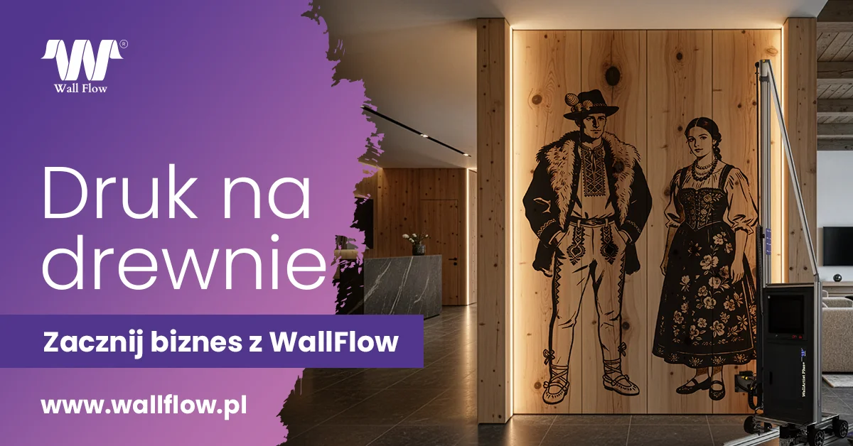 Druk na drewnie unikatowa usluga druku sciennego WallFlow