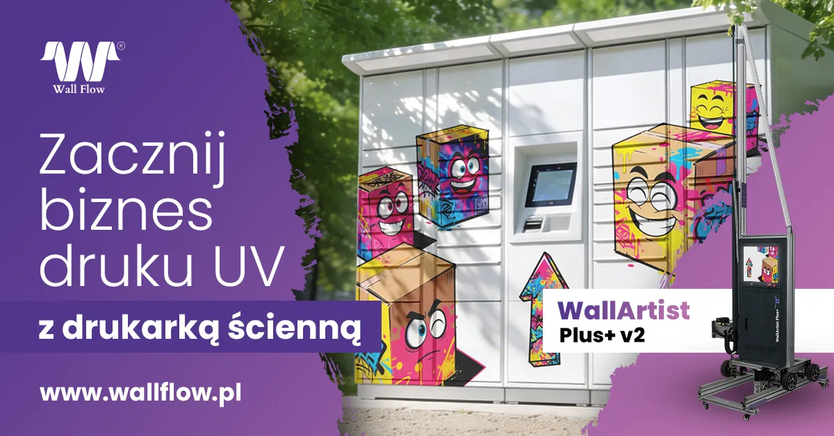 Druk scienny UV vs tapeta. Sprawdz mozliwosci z drukarka WallArtist Plus v2 od WallFlow