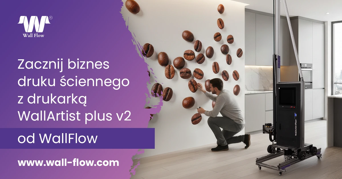Gdzie mozna zarabiac na druku sciennym UV. Jakie sa segmenty klientow. Wnetrze prywatne przyklad. WallFlow