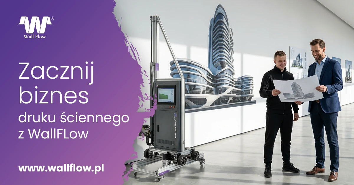 Współpraca z Architektami wnętrz. Partnerstwo w biznesie. Druk ścienny. Drukarka ścienna WallArtis Plus v2