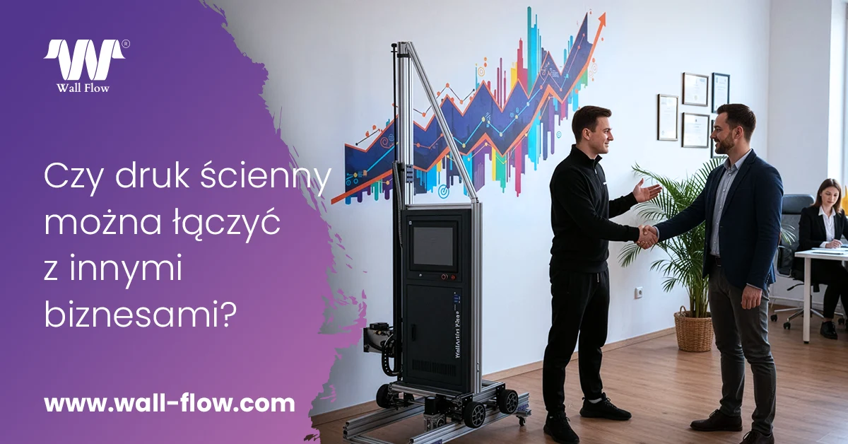 Czy druk ścienny warto łączyć z innym biznesem. Dowiedz się z WallFlow