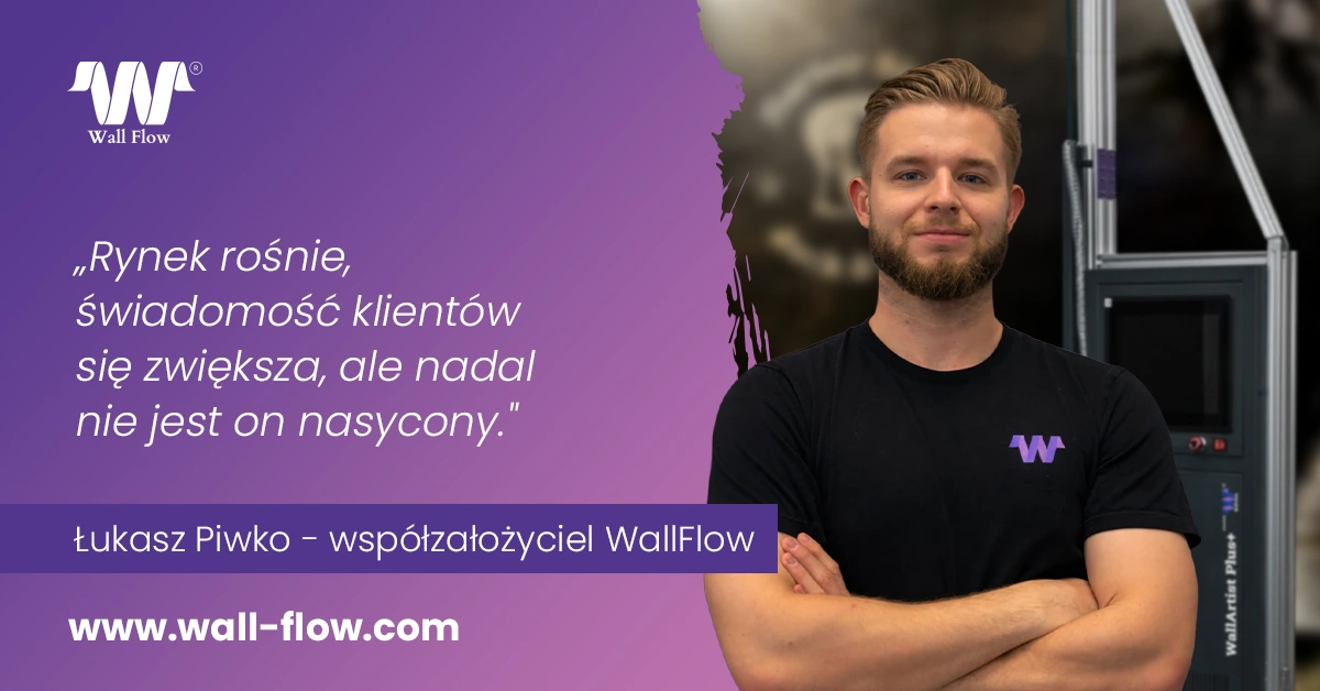 Wywiad z Leonem Myszkowskim i Łukaszem Piwko, założycielami WallFlow Zacznij dochodowy biznes druku ściennego