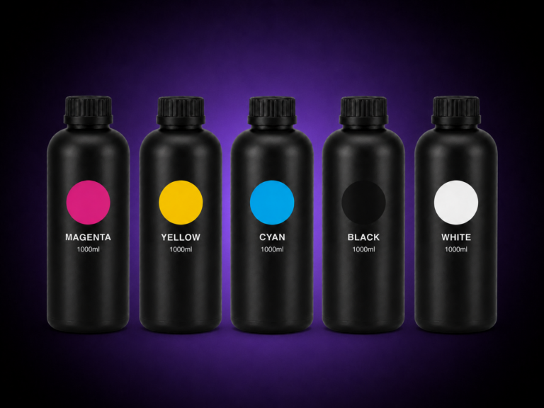 Zestaw Tusz UV 5x 1000ml CMYK+W